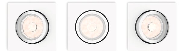 50193/31/PN Enneper podhledové svítidlo GU10 3x5,5W bez zdroje hranaté 9cm IP20, bílé