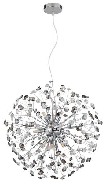 KŘIŠŤÁLOVÉ ZÁVĚSNÉ SVÍTIDLO, 60/150 cm Globo - Online Only svítidla, Online Only