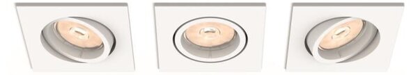 50193/31/PN Enneper podhledové svítidlo GU10 3x5,5W bez zdroje hranaté 9cm IP20, bílé
