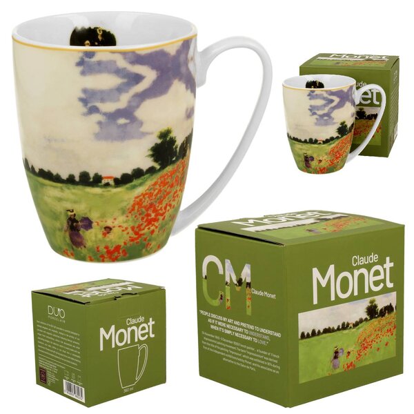 Porcelánový hrnek Monet Poppy Field 360 ml