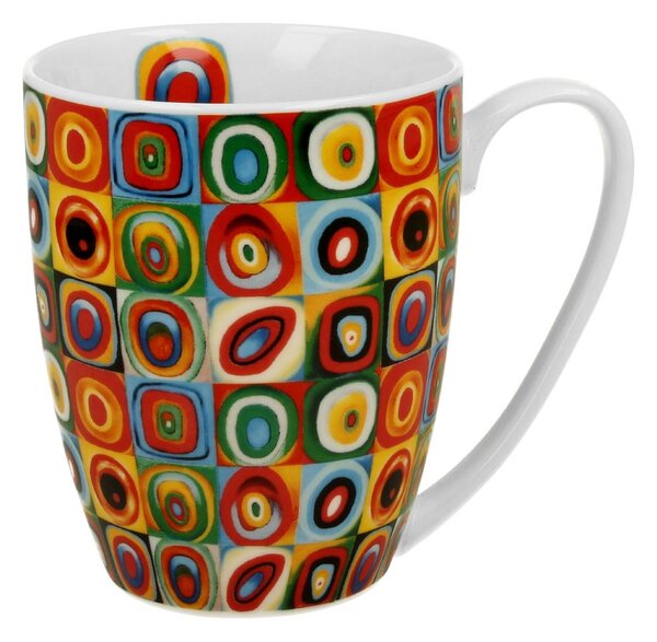 Porcelánový hrnek Kandinsky Squares with Circles 360 ml