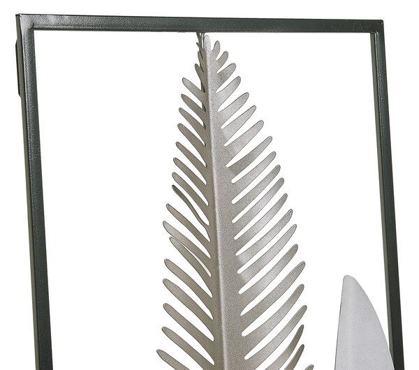Závěsná ozdoba List NIOBIUM Kov 90 cm Stříbrná