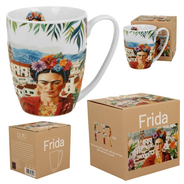 Porcelánový hrnek Mexican Art Frida 360 ml
