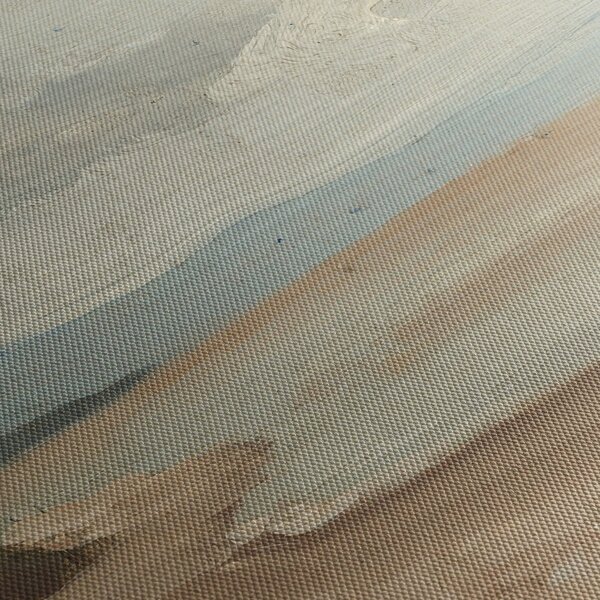 Obraz - Jean-Baptiste-Camille Corot, Beach Near Etretat, reprodukce (125x70 cm)