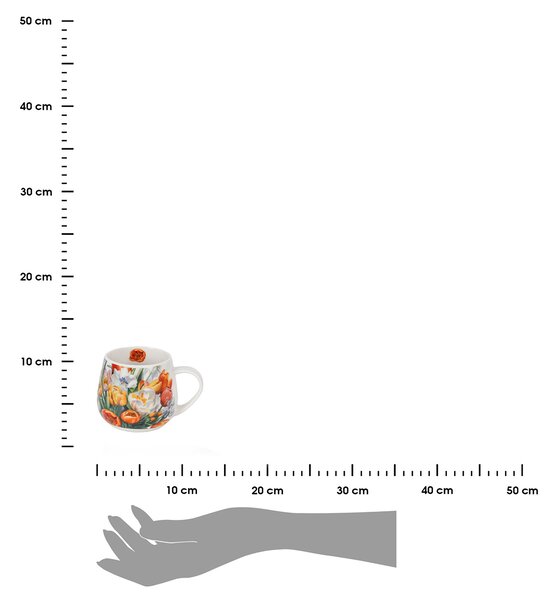 Porcelánový hrnek Tulips 430 ml