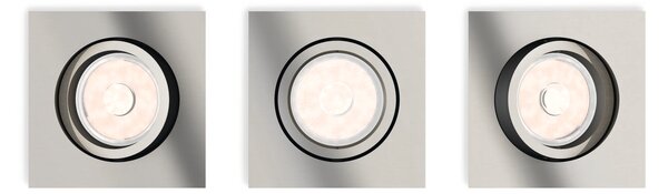 50403/17/PN Donegal podhledové svítidlo GU10 3x5,5W bez zdroje hranaté 9cm IP20, matně chromové