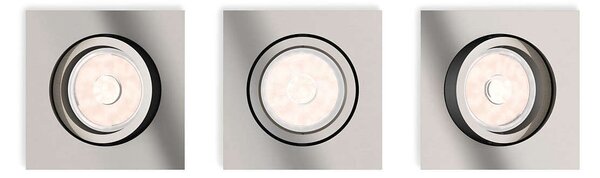 50403/17/PN Donegal podhledové svítidlo GU10 3x5,5W bez zdroje hranaté 9cm IP20, matně chromové