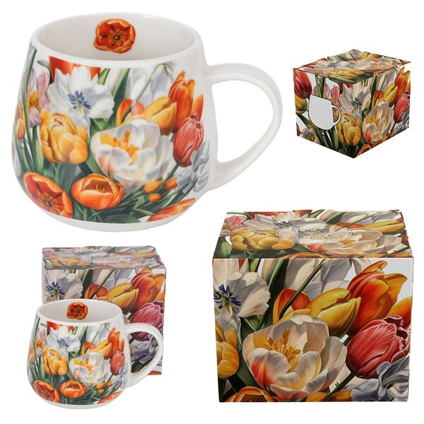 Porcelánový hrnek Tulips 430 ml