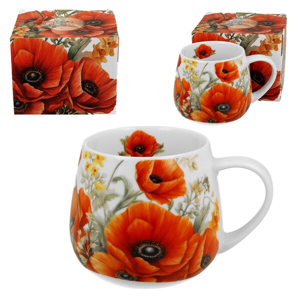 Porcelánový hrnek Poppies 430 ml
