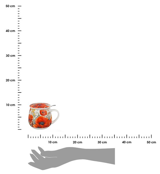 Čajová souprava Poppies 430 ml BS