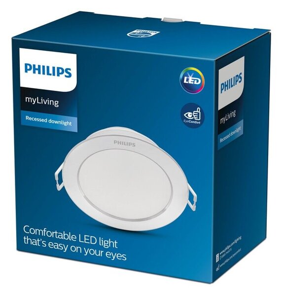 DIAMOND podhledové LED svítidlo 3,5W 300lm 2700K 9,5cm kulaté IP20, bílé