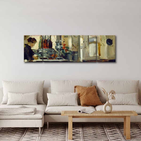 Obraz - Style of Edouard Manet, Bon Bock Cafe, reprodukce (170x50 cm)