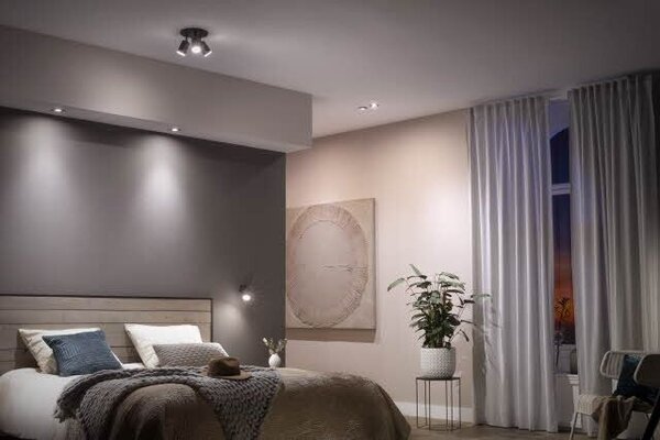 Hue WACA Centura podhledové svítidlo LED GU10 1x5.7W 350lm 2000-6500K RGB IP20 kulaté hliník