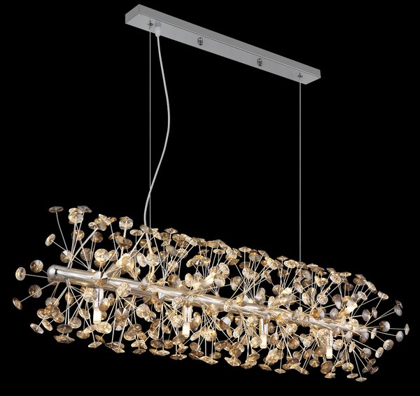 KŘIŠŤÁLOVÉ ZÁVĚSNÉ SVÍTIDLO, 90/30/150 cm Globo - Online Only svítidla, Online Only