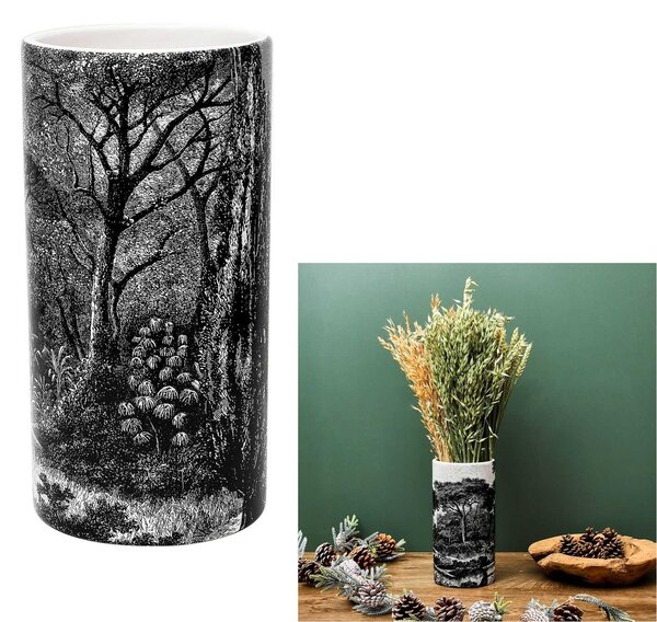 Keramická váza Forest Noir 25x12,8x12,8 cm
