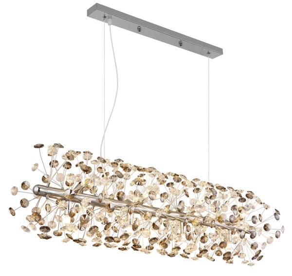KŘIŠŤÁLOVÉ ZÁVĚSNÉ SVÍTIDLO, 90/30/150 cm Globo - Online Only svítidla, Online Only