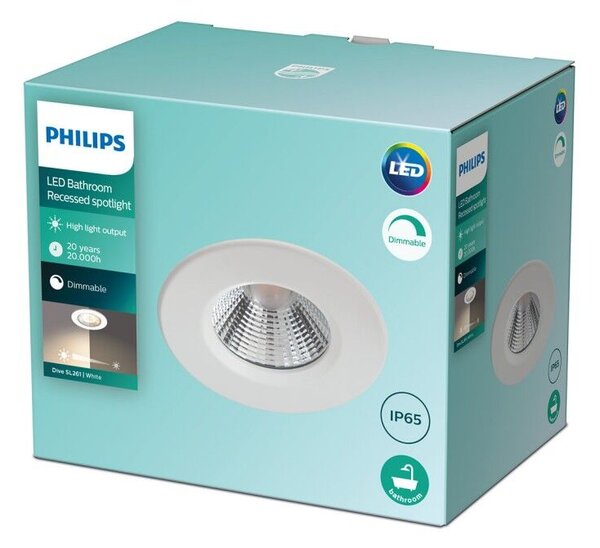 Dive podhledové LED svítidlo 1x5,5W 350lm 2700K stmívatelné IP65, bílé