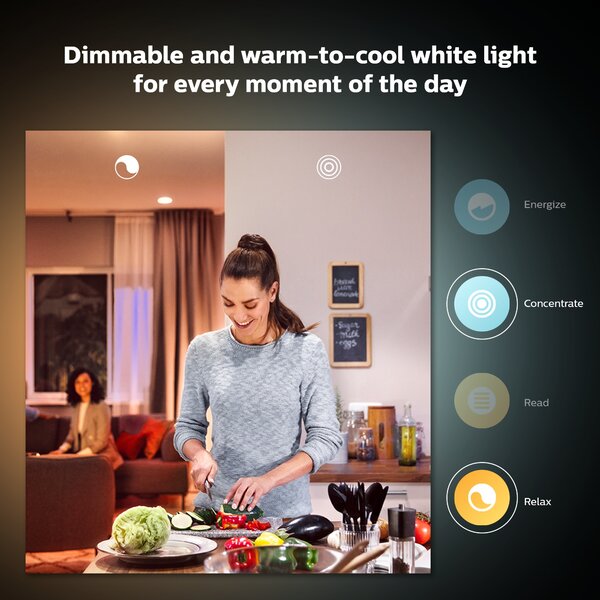 Hue WA Filament žárovka LED E14 B39 4,6W 350lm 2200-4500K IP20