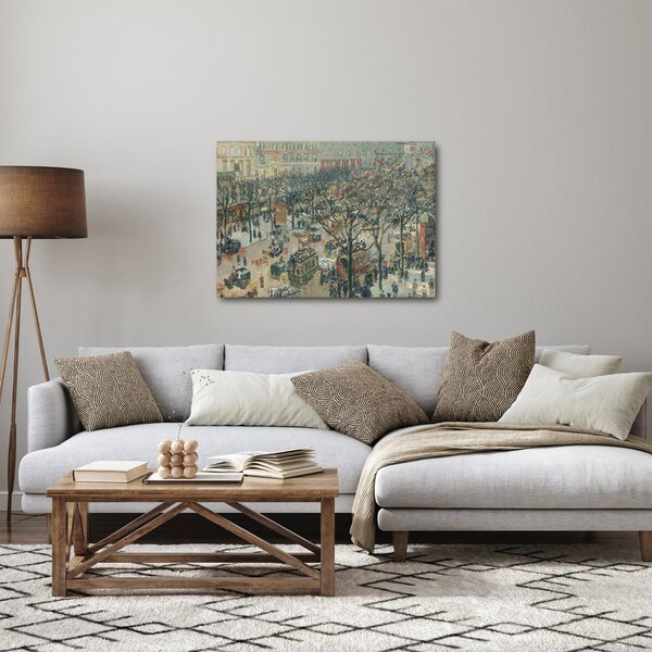Obraz - Camille Pissarro, Boulevard des Italiens, Morning, Sunlight, reprodukce (70x50 cm)