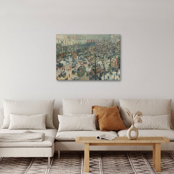 Obraz - Camille Pissarro, Boulevard des Italiens, Morning, Sunlight, reprodukce (70x50 cm)