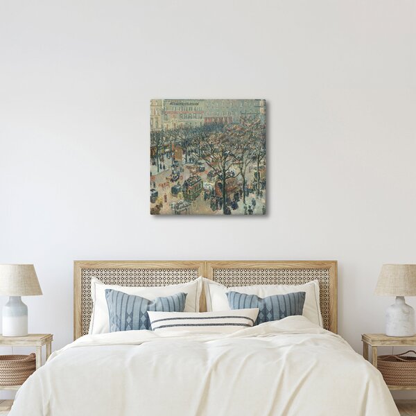 Obraz - Camille Pissarro, Boulevard des Italiens, Morning, Sunlight, reprodukce (30x30 cm)