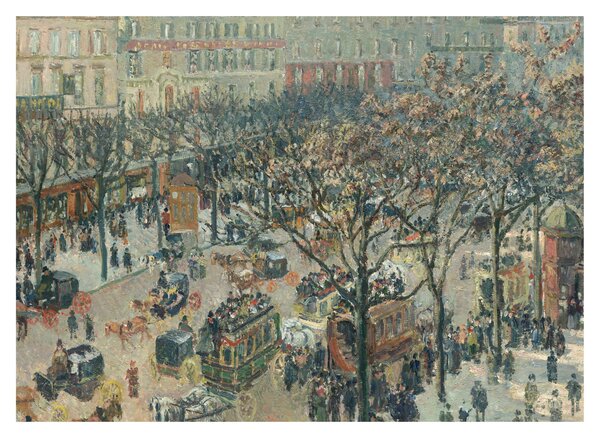 Obraz - Camille Pissarro, Boulevard des Italiens, Morning, Sunlight, reprodukce (70x50 cm)