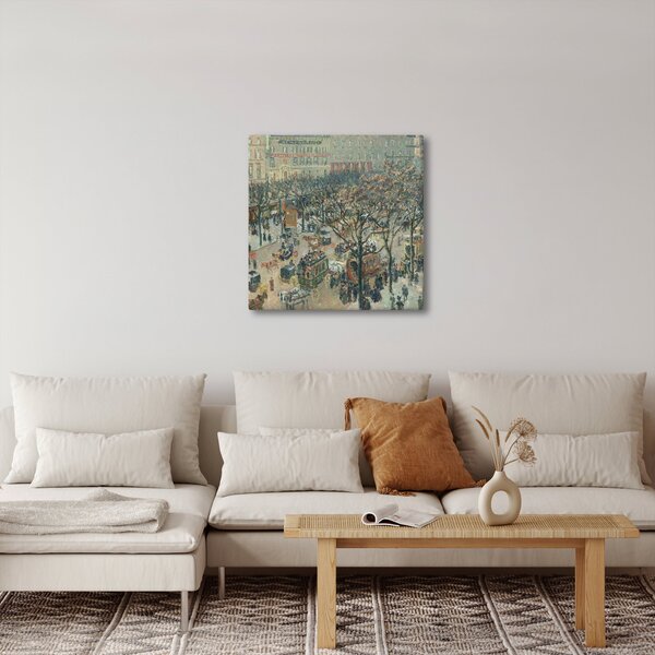 Obraz - Camille Pissarro, Boulevard des Italiens, Morning, Sunlight, reprodukce (30x30 cm)