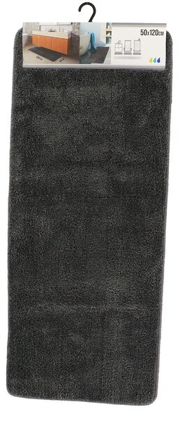 Předložka do koupelny Marlet, 50x120 cm, grafitová