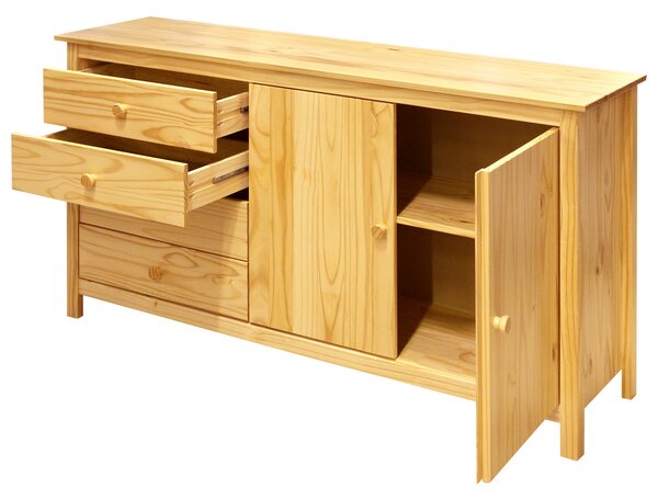 Komoda 2 dveře + 4 zásuvky TORINO