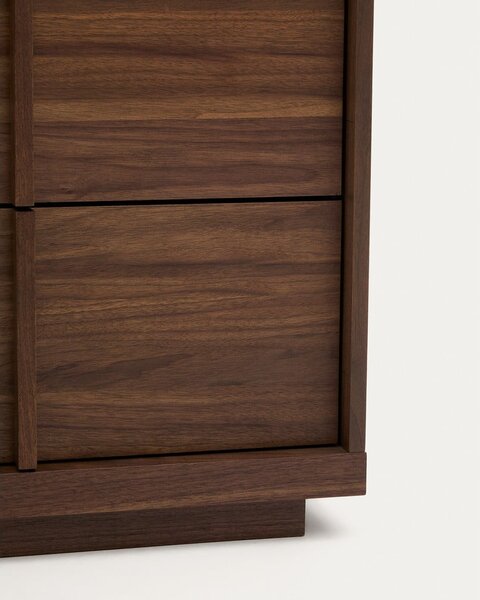 Hnědá komoda v dekoru ořechu 100x78x50 cm Onix – Kave Home