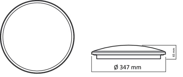 31815/31/16 Twirly přisazené LED svítidlo 1x17W 1700lm 2700K IP20 34,7cm, bílé