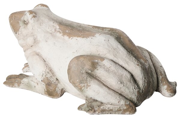 Zahradní figurka CARAPELLE Žába Béžová