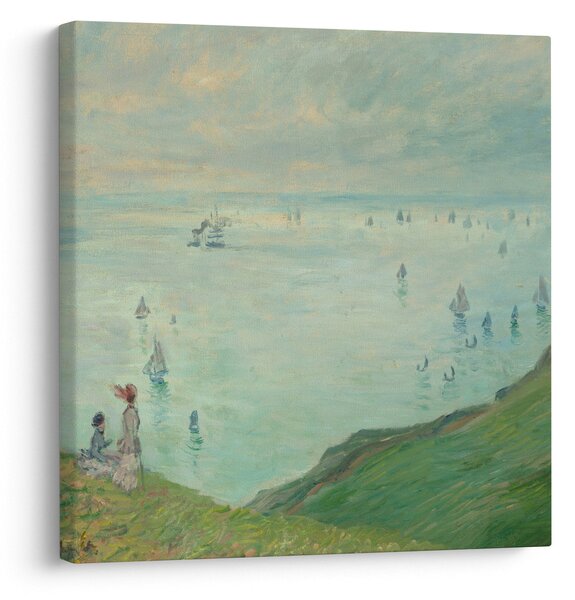 Obraz - Henri Fantin-Latour, Cliffs at Pourville, reprodukce (30x30 cm)
