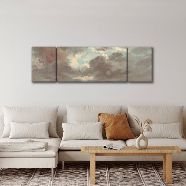 Obraz - John Constable, Cloud Study Stormy Sunset, reprodukce (170x50 cm)