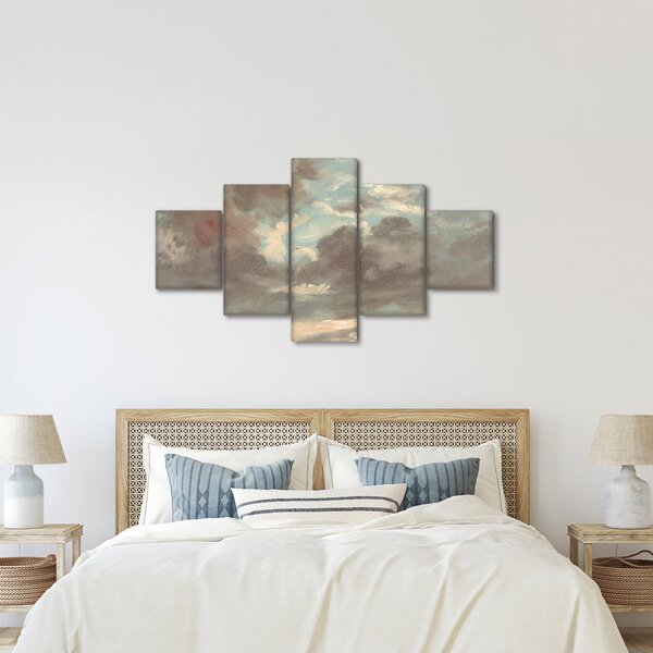 Obraz - John Constable, Cloud Study Stormy Sunset, reprodukce (125x70 cm)