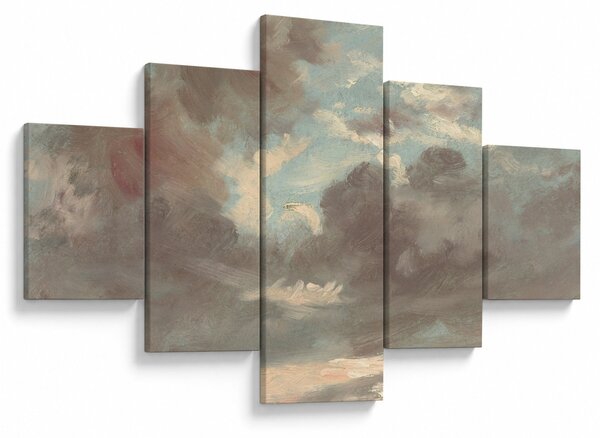 Obraz - John Constable, Cloud Study Stormy Sunset, reprodukce (125x70 cm)