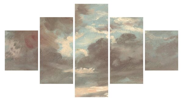 Obraz - John Constable, Cloud Study Stormy Sunset, reprodukce (125x70 cm)