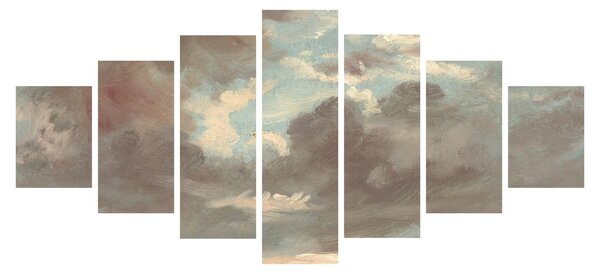 Obraz - John Constable, Cloud Study Stormy Sunset, reprodukce (210x100 cm)