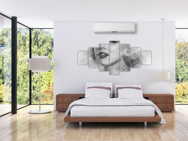 Obraz - Portrén Merilyn Monroe (210x100 cm)