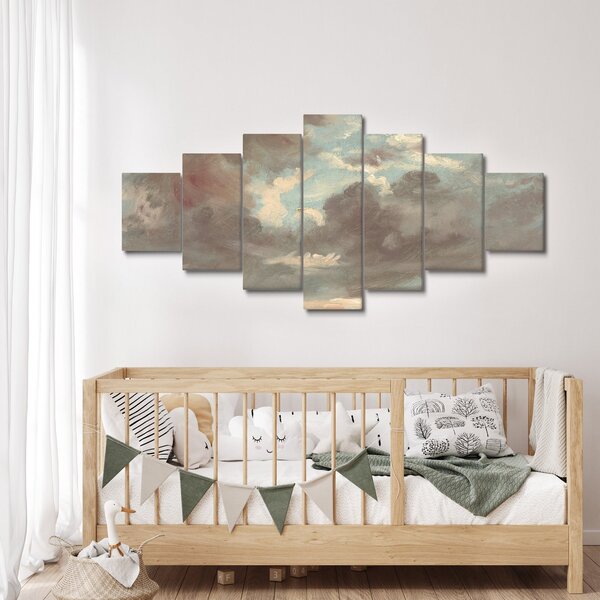 Obraz - John Constable, Cloud Study Stormy Sunset, reprodukce (210x100 cm)