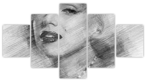 Obraz - Portrén Merilyn Monroe (125x70 cm)