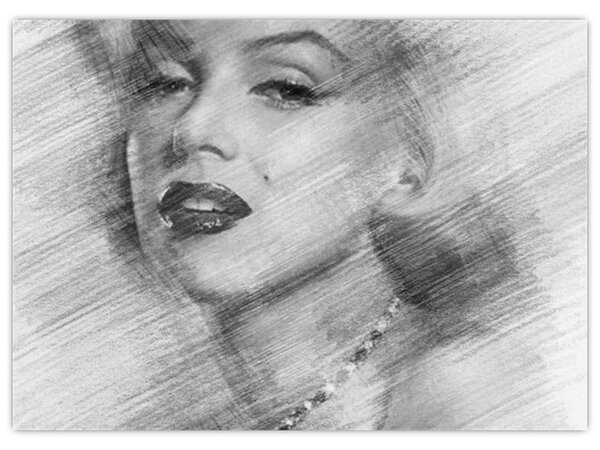 Obraz - Portrén Merilyn Monroe (70x50 cm)