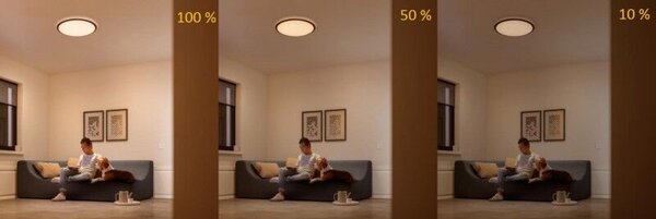 32809/31/P0 Cavanal přisazené LED svítidlo 1x18W 1500/750/150lm 2700K krokové stmívání IP20, bílé