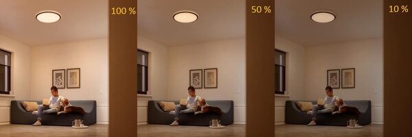 32809/31/P0 Cavanal přisazené LED svítidlo 1x18W 1500/750/150lm 2700K krokové stmívání IP20, bílé