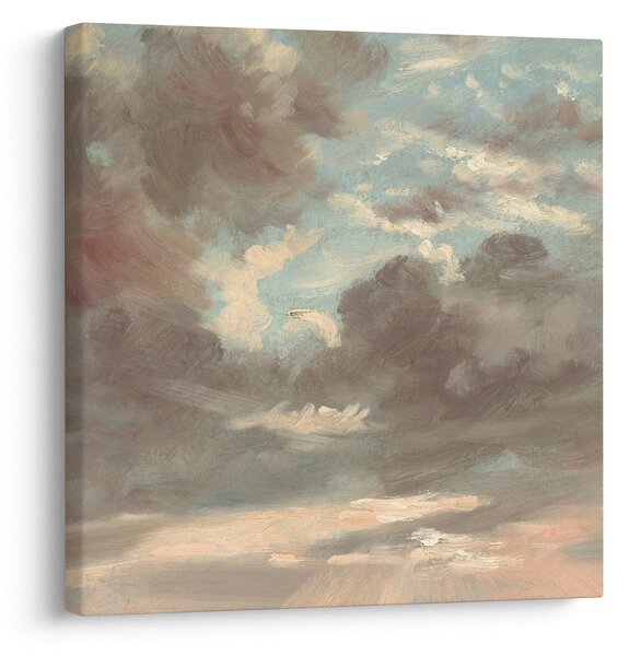 Obraz - John Constable, Cloud Study Stormy Sunset, reprodukce (30x30 cm)