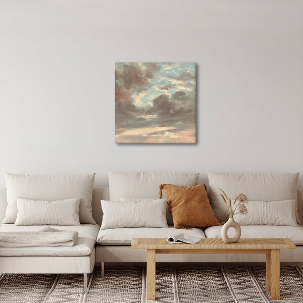 Obraz - John Constable, Cloud Study Stormy Sunset, reprodukce (30x30 cm)