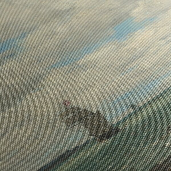 Obraz - Eugène Boudin, Coast of Brittany, reprodukce (30x30 cm)