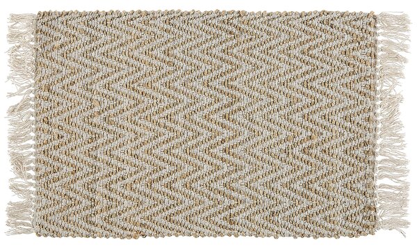 Jutový koberec 50 x 80 cm béžový AFRIN