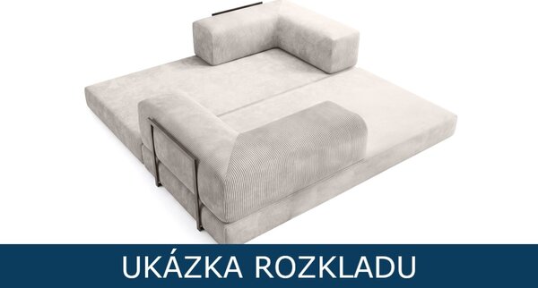 Rozkládací pohovka Edi - Poso 100