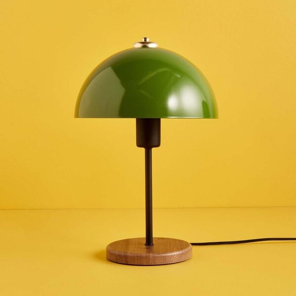 Opviq Stolní lampa Huras zelená/hnědá